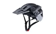 Kaski motocyklowe - Cratoni Unisex – kask Allset Pro dla dorosłych, czarny/biały matowy, rozmiar L - miniaturka - grafika 1