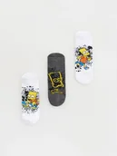 Skarpetki dla dzieci - Reserved - Skarpetki The Simpsons 3 pack - biały - miniaturka - grafika 1