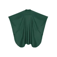 Peleryny fryzjerskie - Fox Earth Colors, peleryna fryzjerska z silikonowym kołnierzem, zielony - miniaturka - grafika 1