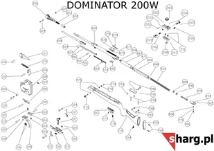 Śruba mocująca kabłąk przednia Hatsan MOD 33 - 155, Dominator 200, Striker, Proxima (777) - Osprzęt do wiatrówek - miniaturka - grafika 33