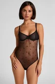 Biustonosze - Hunkemöller Body Chelsey Czarny - miniaturka - grafika 1