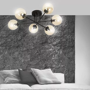 Emibig BRENDI 6B BL MIODOWY 833/6B lampa sufitowa 6x40W/E14 IP20 833/6B - Lampy sufitowe - miniaturka - grafika 4