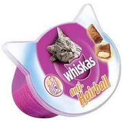 Suplementy i witaminy dla kotów - Whiskas Anti-Hairball 60 G - miniaturka - grafika 1