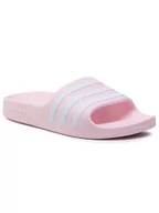 Buty dla dziewczynek - adidas Klapki adilette Aqua K FY8072 Różowy - miniaturka - grafika 1