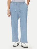 Spodnie męskie - Jack&Jones Spodnie materiałowe Bill 12270255 Niebieski Relaxed Fit - miniaturka - grafika 1