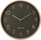 Zegary - Vilde Zegar ścienny szary 38 cm - miniaturka - grafika 1