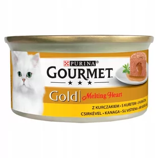 Purina Gourmet GOLD - Melting Heart z kurczakiem 85g - Mokra karma dla kotów - miniaturka - grafika 1