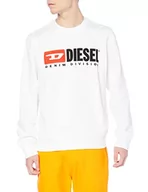 Bluzy męskie - Diesel Męska bluza z kapturem S-Gymnastik-Div, 100-0 bawełna, XXL - miniaturka - grafika 1