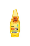 Balsamy i kremy do opalania - Dax Sun  Emulsja do opalania z masłem kakaowym i olejem arganowym SPF 15 175ml - miniaturka - grafika 1