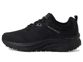 Trampki męskie - Skechers Męskie trampki 237336 BBK, Czarna siatka, syntetyczna czarna treska, 42 EU - miniaturka - grafika 1