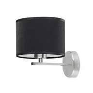 Lampy ścienne - Kinkiet do salonu z welurowym kloszem MEDELIN VELUR - miniaturka - grafika 1