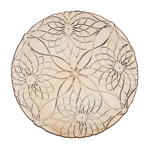 Talerz do ciasta szklany 28 cm SERAFINA - Talerze - miniaturka - grafika 1
