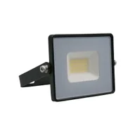 Lampy ogrodowe - Naświetlacz Halogen Led V-Tac 20W Smd E-Series Czarny Vt-4021 Zimny 1620Lm - miniaturka - grafika 1