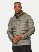 Kurtki męskie - Geox Kurtka puchowa Warrens M4625E T3146 F5259 Beżowy Regular Fit - miniaturka - grafika 1