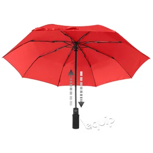 Parasol turystyczny Euroschirm Light Trek Automatic Flashlite - red - Parasole - miniaturka - grafika 3