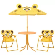 Place zabaw - 3cz Zestaw Mebli Ogrodowych Dla Dzieci Z Parasolem - miniaturka - grafika 1