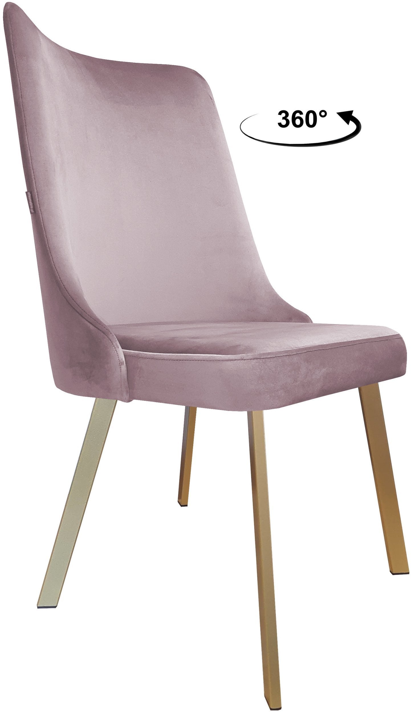 Krzesło obrotowe Victor noga Profil złota MG55