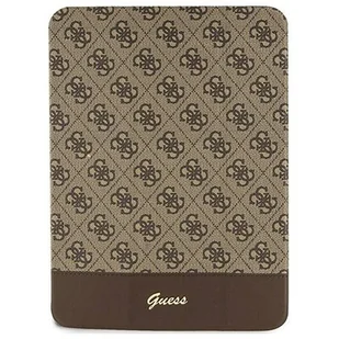 Guess GUFC11PS4SGW iPad 10.9" brązowy/brown 4G Stripe Allover - Etui do tabletów - miniaturka - grafika 1