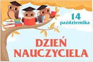 Dekoracje domu - DZIEŃ NAUCZYCIELA - BANER DO SZKOŁY I PRZEDSZKOLA 150x100cm - miniaturka - grafika 1