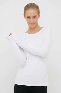 Koszulki i topy damskie - 4F longsleeve damski kolor biały - grafika 1
