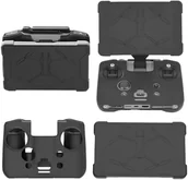 Akcesoria do drona - SILIKONOWE ETUI + OSŁONA EKRANU DO KONTROLERA DJI RC PRO 2 DLA DJI MAVIC 4 PRO ZESTAW CZARNY - miniaturka - grafika 1