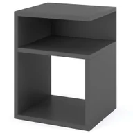 Szafki nocne - STIV Möbel Nowoczesna szafka nocna 30 CM Szara - miniaturka - grafika 1