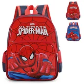 Plecaki - Plecak Spiderman Plecak Travel School Bag z bocznymi kieszeniami siatkowymi i przednimi zapinanymi na zamek prezentami dla dzieci Czerwony - miniaturka - grafika 1