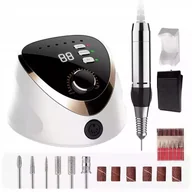 Frezarki do paznokci - Frezarka do manicure i pedicure M12 68W biała - miniaturka - grafika 1