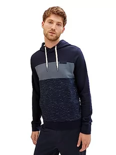 TOM TAILOR Bluza męska, 32438 - Navy Soft Spacedye, L - Bluzy męskie - miniaturka - grafika 1