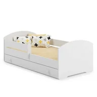 Łóżka dla dzieci i młodzieży - Łóżko dziecięce LUK z szufladą i barierką 180x80 - miniaturka - grafika 1