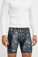 Spodenki męskie - Under Armour szorty treningowe HeatGear Printed kolor czarny 1386939 - miniaturka - grafika 1
