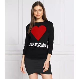 Bluzki damskie - Love Moschino Bluzka | Slim Fit - grafika 1