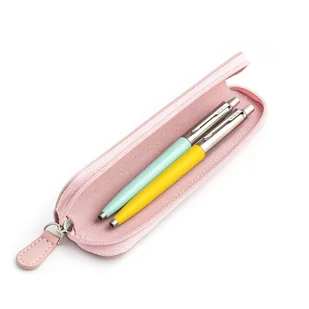 Zestaw prezentowy długopis Parker Jotter Originals Miętowy i Żółty z różowym etui - Zestawy piśmiennicze - miniaturka - grafika 1