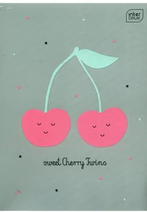 Inter-druk Zeszyt A5/32K linia kolorowa Glitter (10szt) - - Zeszyty szkolne - miniaturka - grafika 1