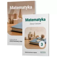 Podręczniki dla szkół zawodowych - Matematyka 3. Podręcznik i zeszyt ćwiczeń dla szkoły branżowej I stopnia - miniaturka - grafika 1
