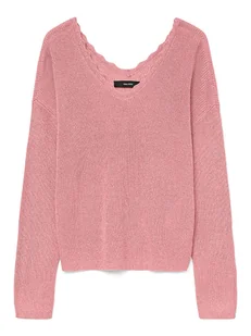 Vero Moda Sweter w kolorze jasnoróżowym - Swetry damskie - miniaturka - grafika 1