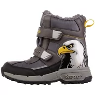 Śniegowce damskie - Kappa Deutschland Unisex Kinder Style: 261044k Claw Ii Tex K Boys śniegowce, grey black, 28 EU - miniaturka - grafika 1