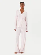 Piżamy damskie - Guess Piżama O4BX07 KCIN2 Różowy Regular Fit - miniaturka - grafika 1