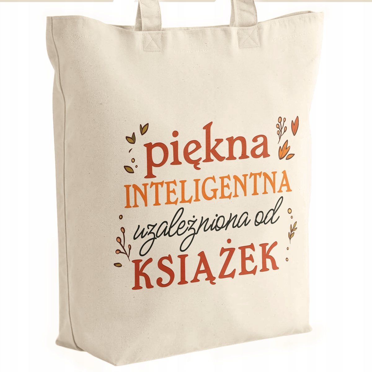 Torba bawełniana premium prezent na Dzień Kobiet Piękna Inteligentna