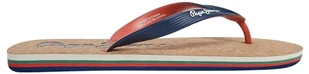Pepe Jeans Męskie klapki Hawi Sun, niebieskie (granatowe), 42 EU, niebieski (Blue Navy), 43 EU - Klapki i japonki męskie - miniaturka - grafika 1