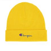 Czapki i chusty sportowe damskie - Czapka Champion Beanie Cap 804944-YS082 - żółta - miniaturka - grafika 1