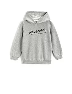 Koton Chłopięca bluza z kapturem Ataturk Signature Printed Hoodie, szary (023), 5-6 lat - Bluzy dla chłopców - miniaturka - grafika 1