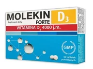 Witaminy i minerały - Natur Produkt Molekin D3 Forte 4000 j.m. 60 tabletek 469511 - miniaturka - grafika 1