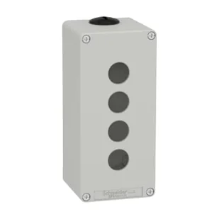 Schneider Electric Harmony XAP Kaseta sterownicza pusta szara 4 otwory XAPD3504 XAPD3504 - Inne akcesoria elektryczne - miniaturka - grafika 1