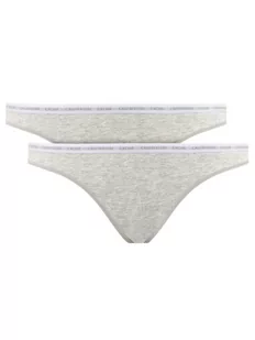 Calvin Klein Underwear Komplet 2 par fig klasycznych 000QD3789E Szary - Majtki damskie - miniaturka - grafika 1