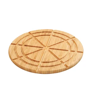 Zassenhaus deska do serwowania i porcjowania tarty i pizzy śred 30 x 1,5 cm bambus ZS-054293 - Deski do krojenia - miniaturka - grafika 1