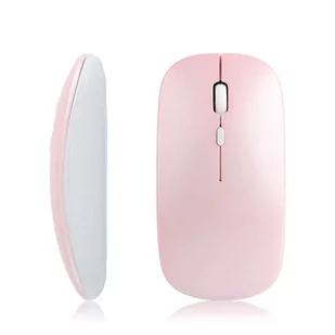Myszka mysz bezprzewodowa komputerowa Alogy Mouse Bluetooth do laptopa tabletu Różowa - Myszki - miniaturka - grafika 2