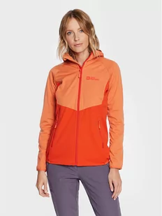 Jack Wolfskin Kurtka softshell Go Hike 1306862 Pomarańczowy Regular Fit - Kurtki i kamizelki sportowe damskie - miniaturka - grafika 1