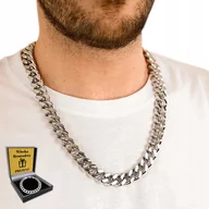 Łańcuszki - GRUBY Łańcuszek Męski Srebrny ŁAŃCUCH Pancerka WYTRZYMAŁY ELEGANCKI - miniaturka - grafika 1