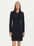 Sukienki - Tommy Hilfiger Sukienka codzienna 1985 WW0WW43230 Granatowy Regular Fit - miniaturka - grafika 1